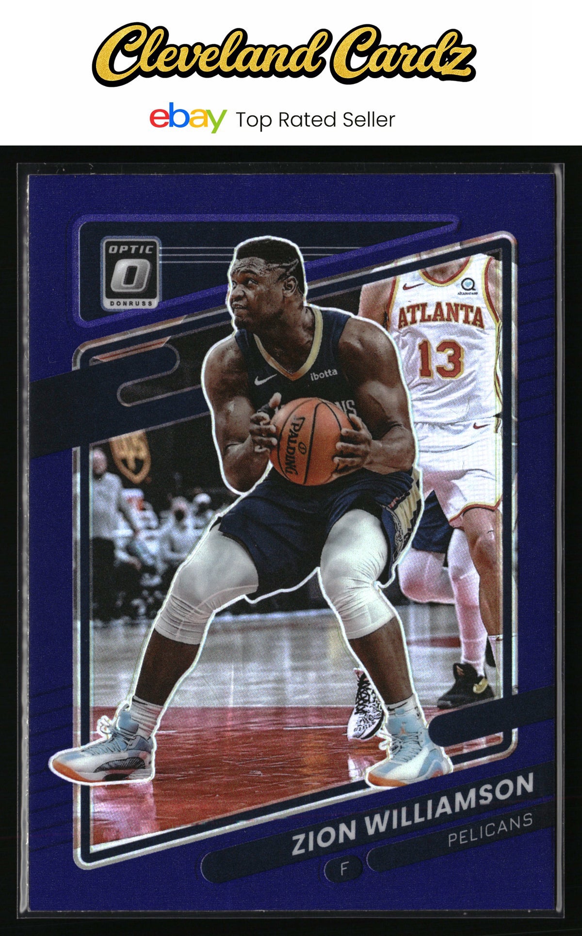 2021-22 Donruss Optic #95 Zion Williamson Purple
