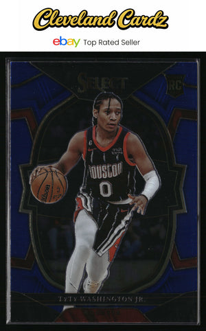2022-23 Panini Select #70 TyTy Washington Jr. Blue