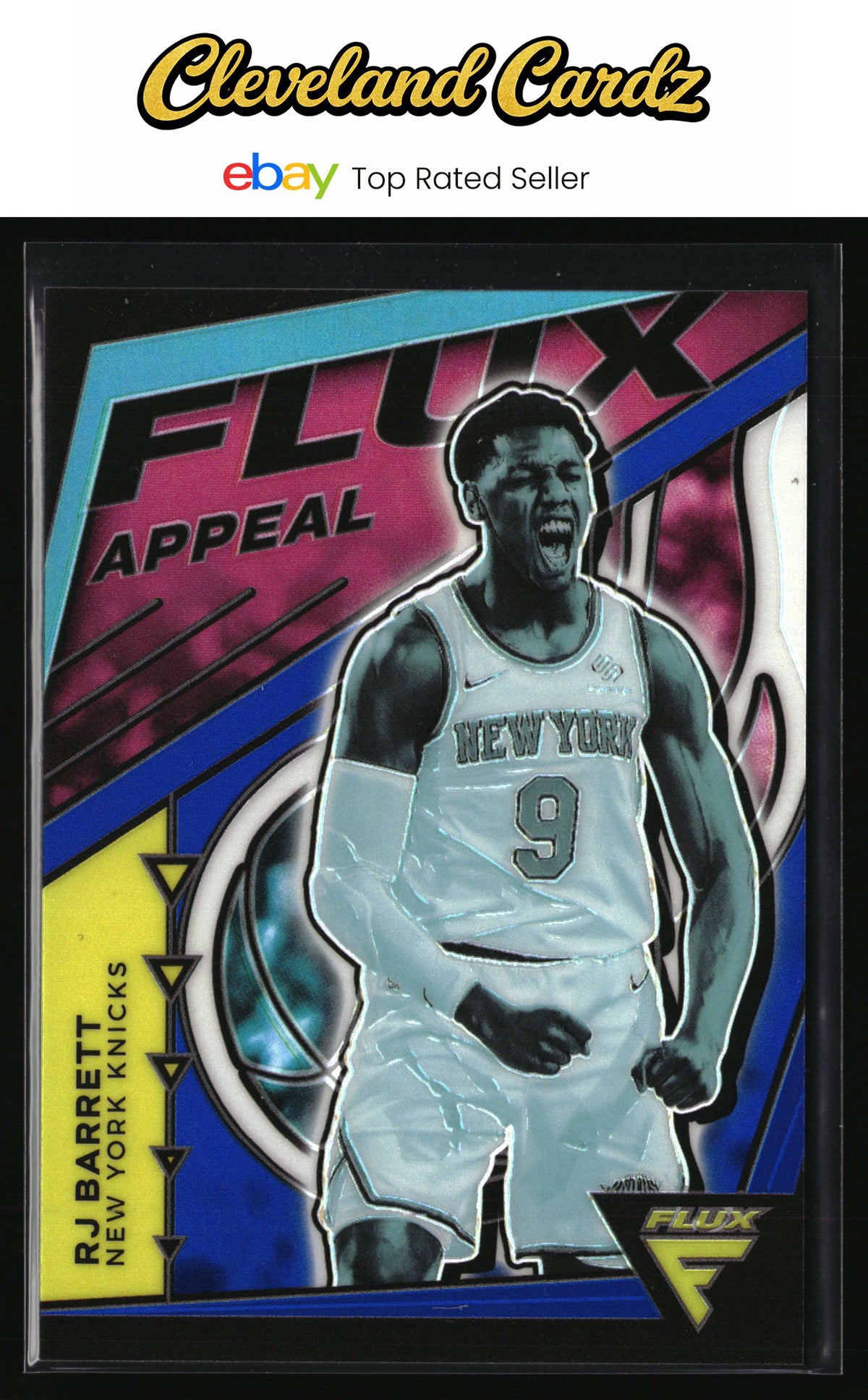 2020-21 Panini Flux #3 RJ Barrett Flux Appeal Blue #/99