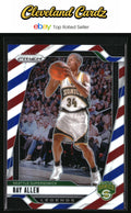 2024-25 Panini Prizm #300 Ray Allen Prizms Red White and Blue