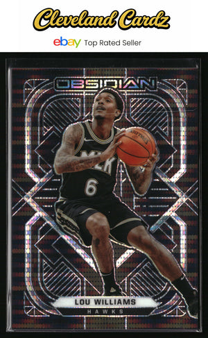 2020-21 Panini Obsidian #48 Lou Williams Electric Etch Asia