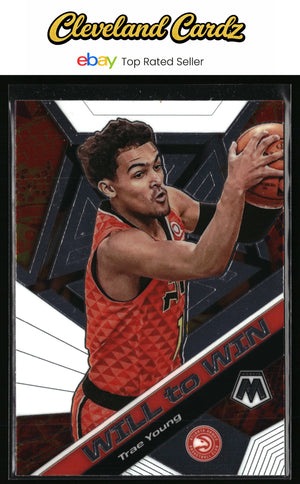 2019-20 Panini Mosaic #11 Trae Young Will to Win