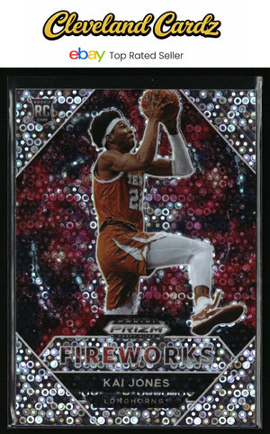 2021 Panini Prizm Draft Picks #12 Kai Jones Fireworks Prizms Circles