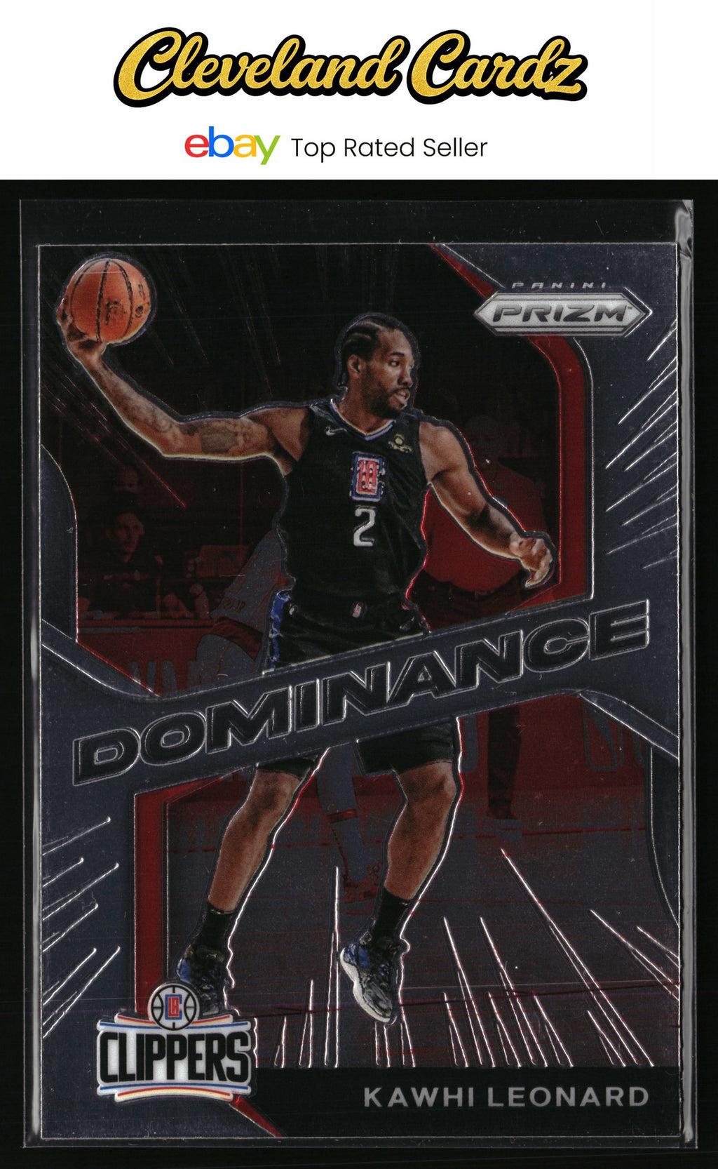 2020-21 Panini Prizm #12 Kawhi Leonard Dominance