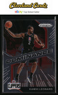 2020-21 Panini Prizm #12 Kawhi Leonard Dominance