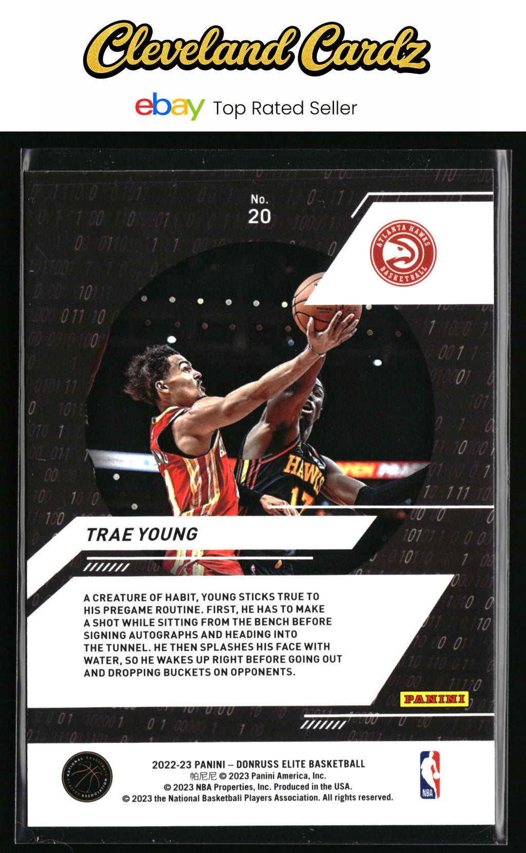 2022-23 Donruss Elite #20 Trae Young Power Formulas