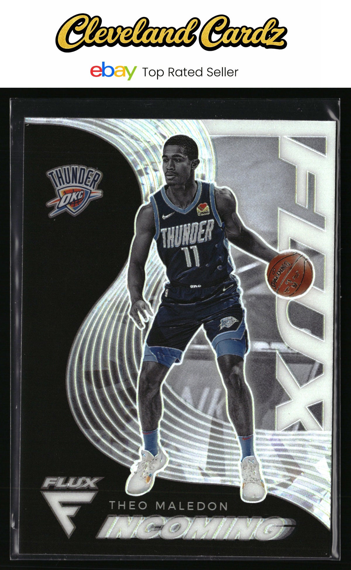 2020-21 Panini Flux #13 Theo Maledon Incoming Silver