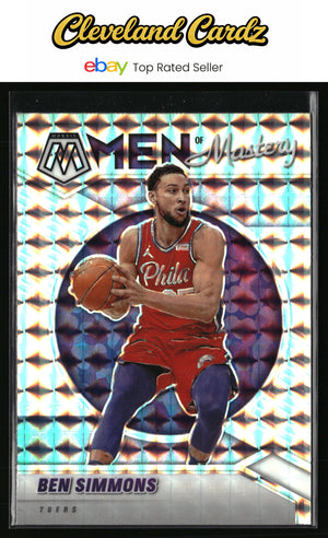2020-21 Panini Mosaic #4 Ben Simmons Men of Mastery Mosaic