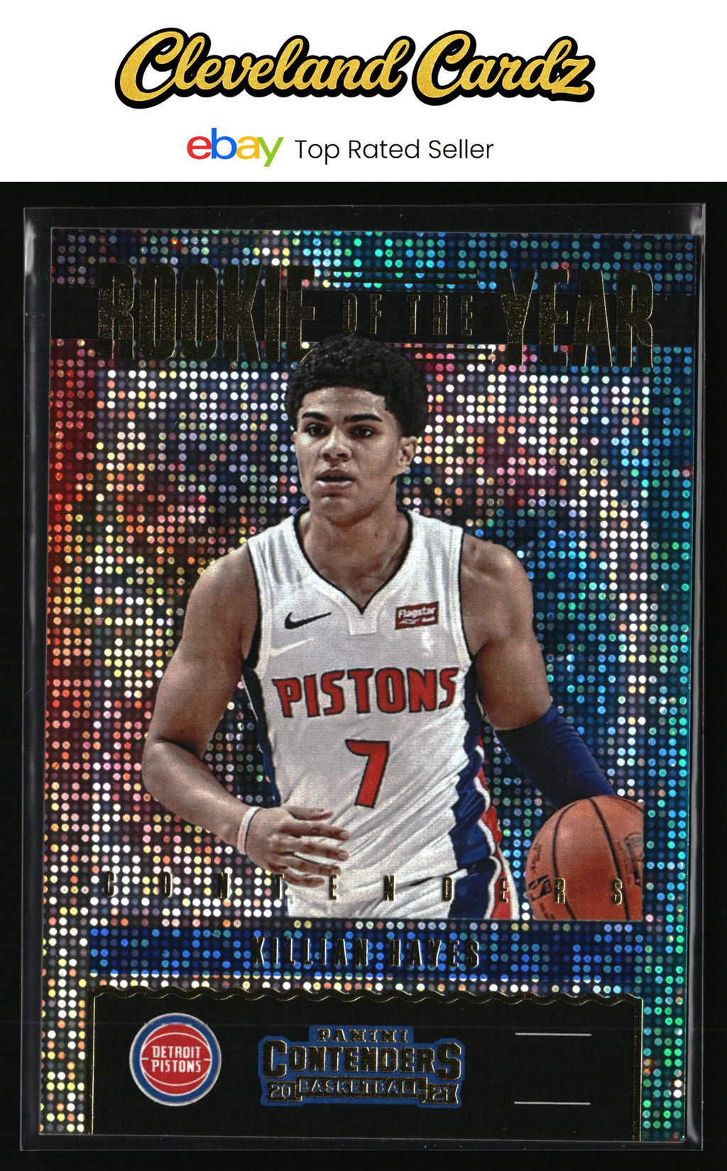 2020-21 Panini Contenders #2 Killian Hayes Rookie of the Year Contenders