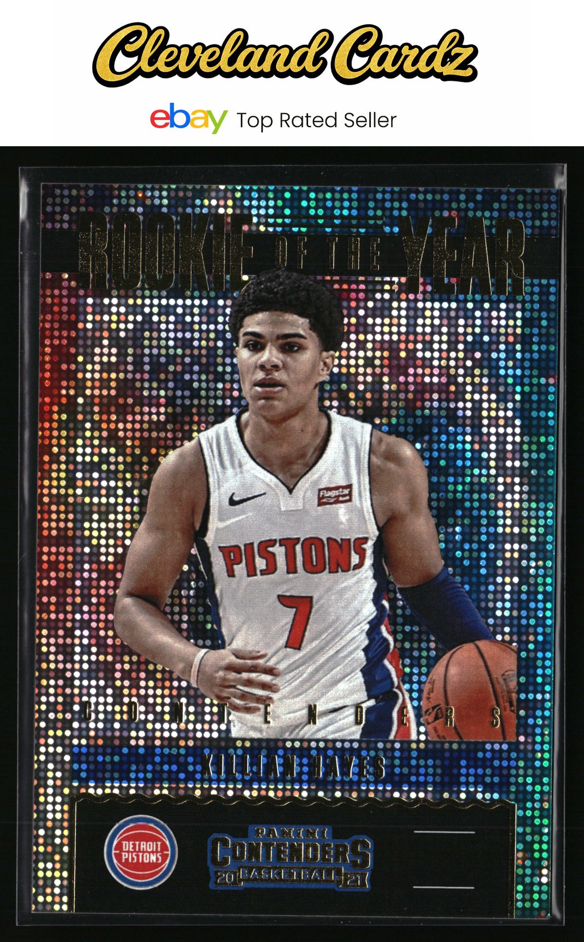 2020-21 Panini Contenders #2 Killian Hayes Rookie of the Year Contenders