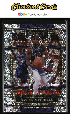 2021-22 Panini Select #23 Davion Mitchell Disco Prizms