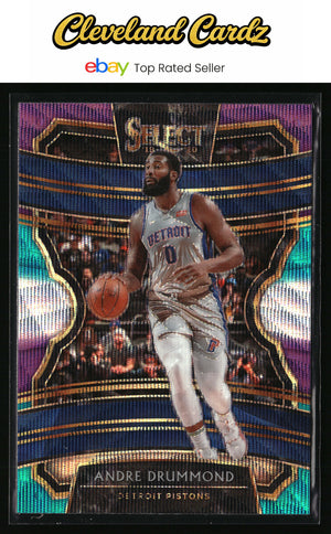 2019-20 Panini Select #16 Andre Drummond Tri-Color Prizms