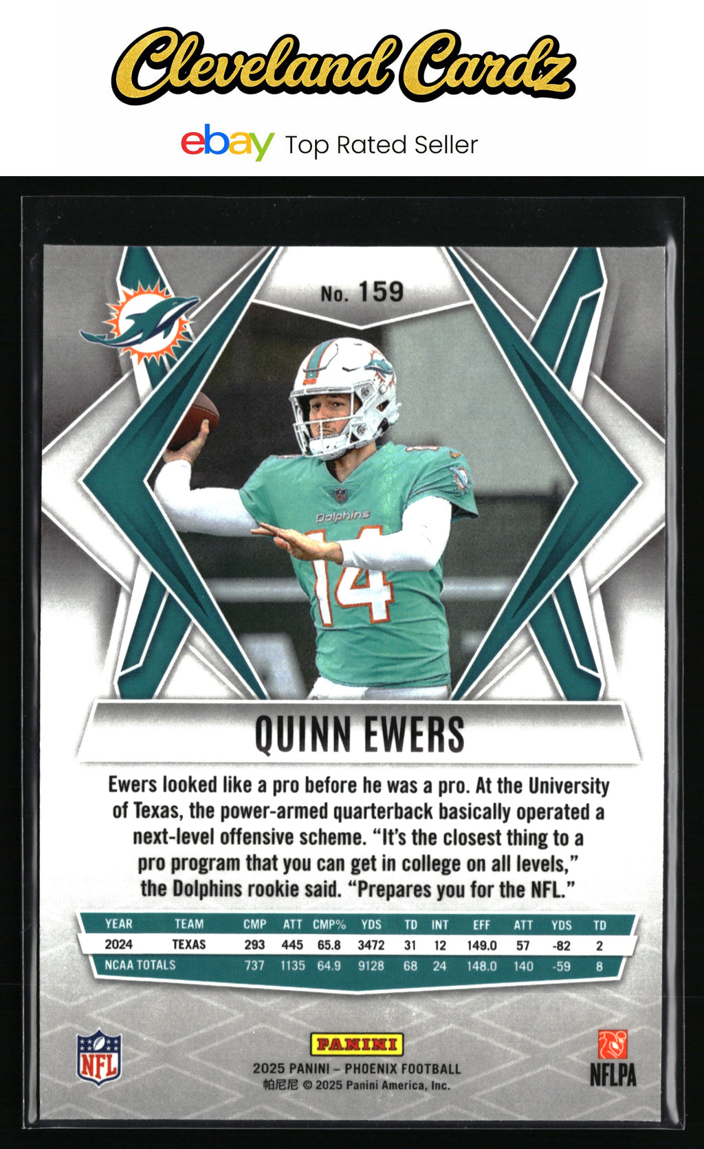 2025 Panini Phoenix #159 Quinn Ewers