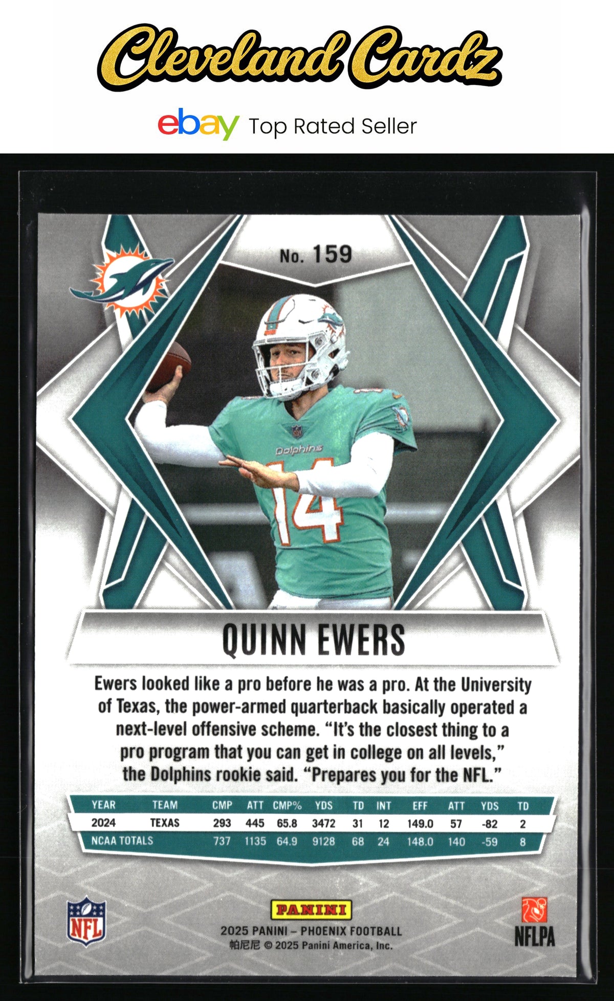 2025 Panini Phoenix #159 Quinn Ewers