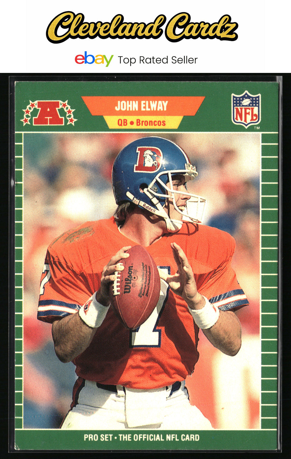 1989 Pro Set #100a John Elway