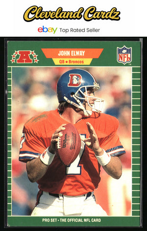 1989 Pro Set #100a John Elway