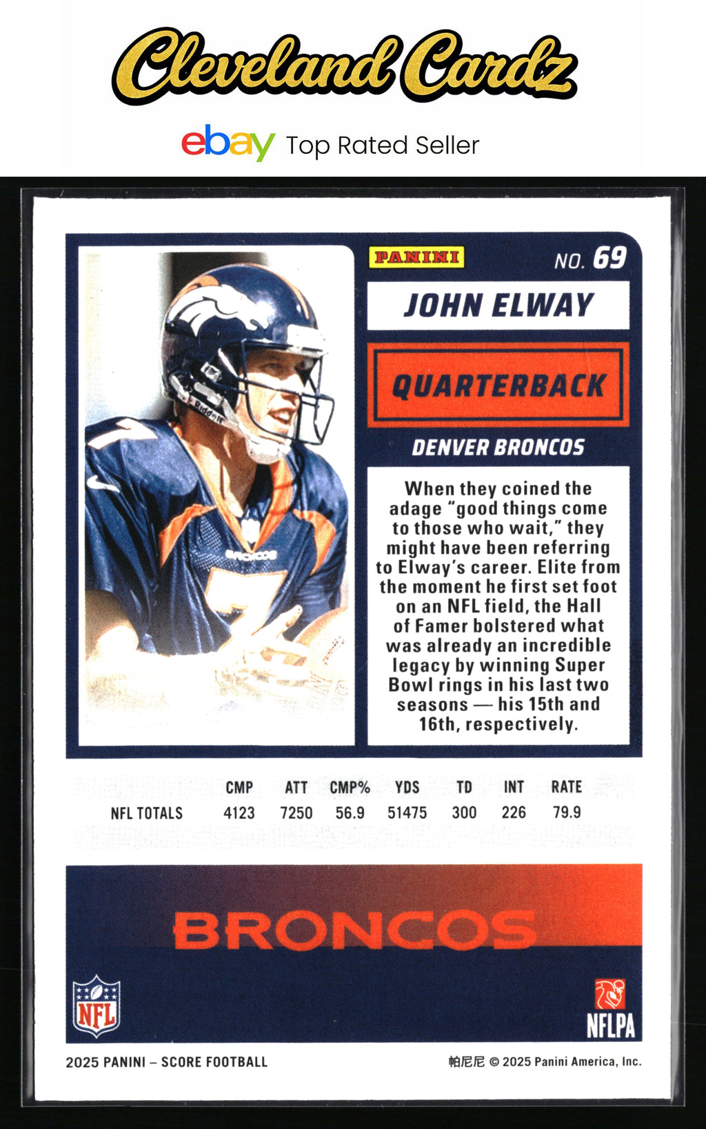 2025 Score #69 John Elway
