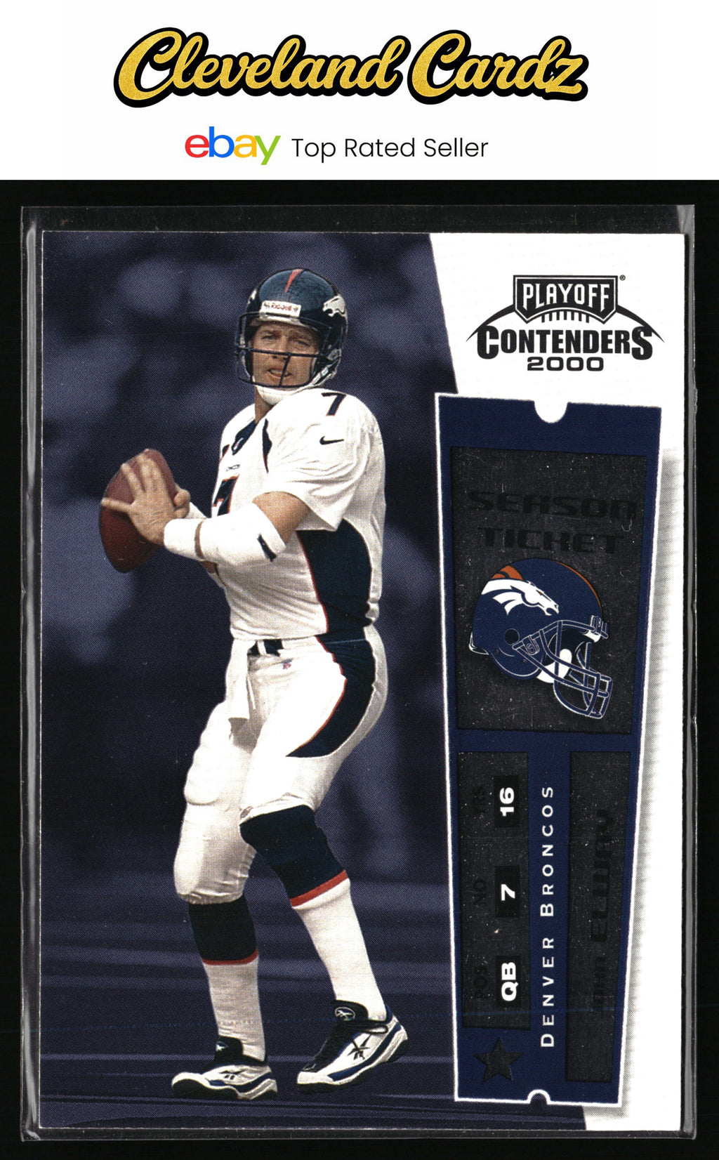 2000 Playoff Contenders #29 John Elway