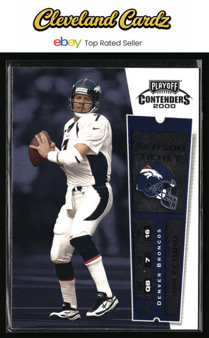2000 Playoff Contenders #29 John Elway