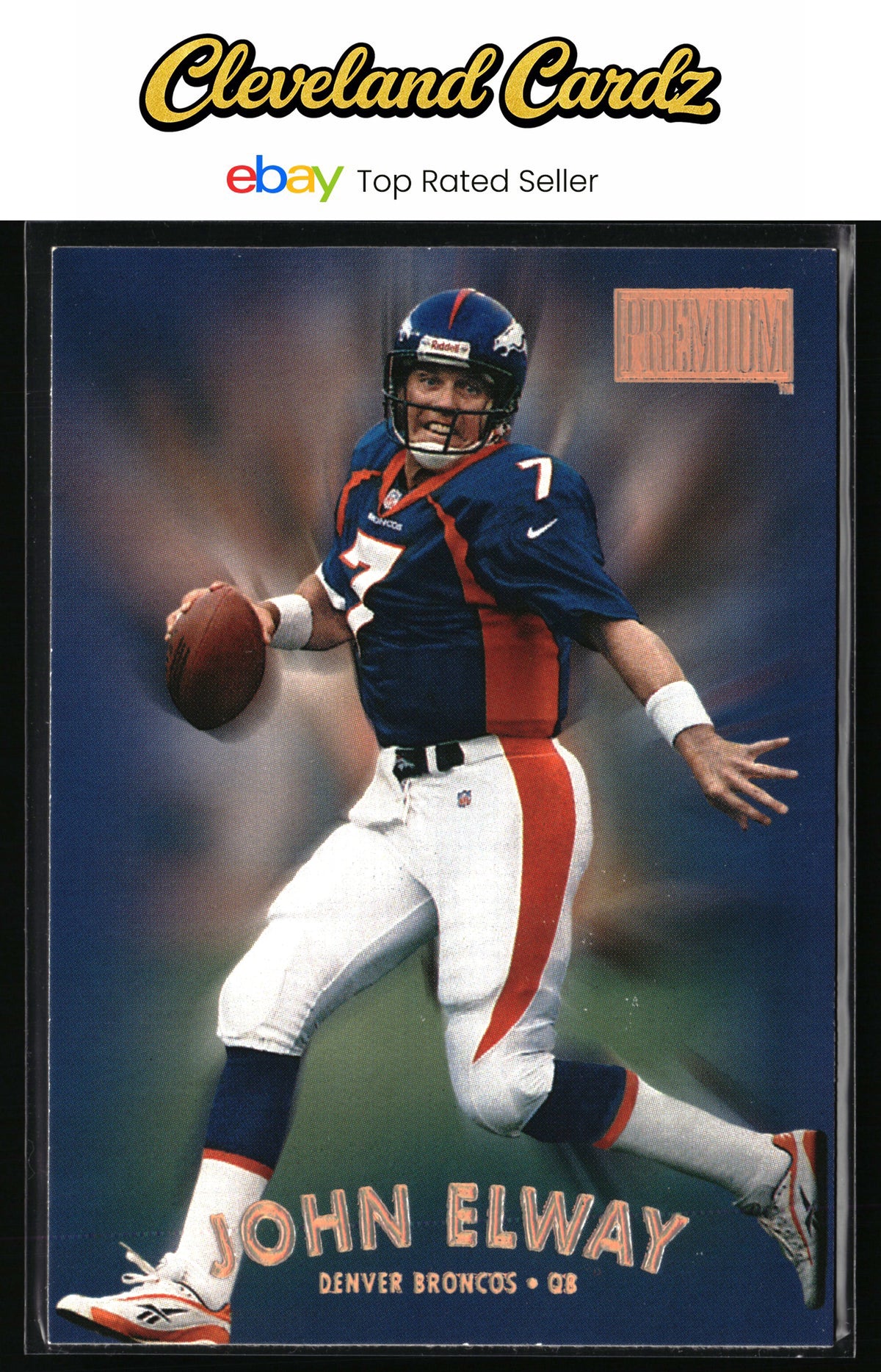 1997 SkyBox Premium #98 John Elway Reebok Value