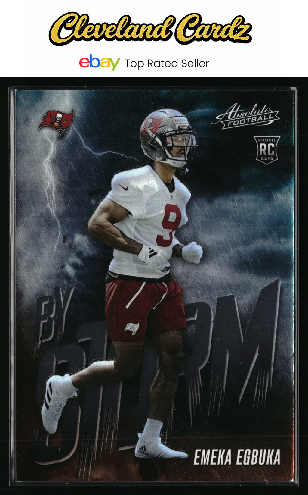 2025 Panini Absolute #4 Emeka Egbuka By Storm