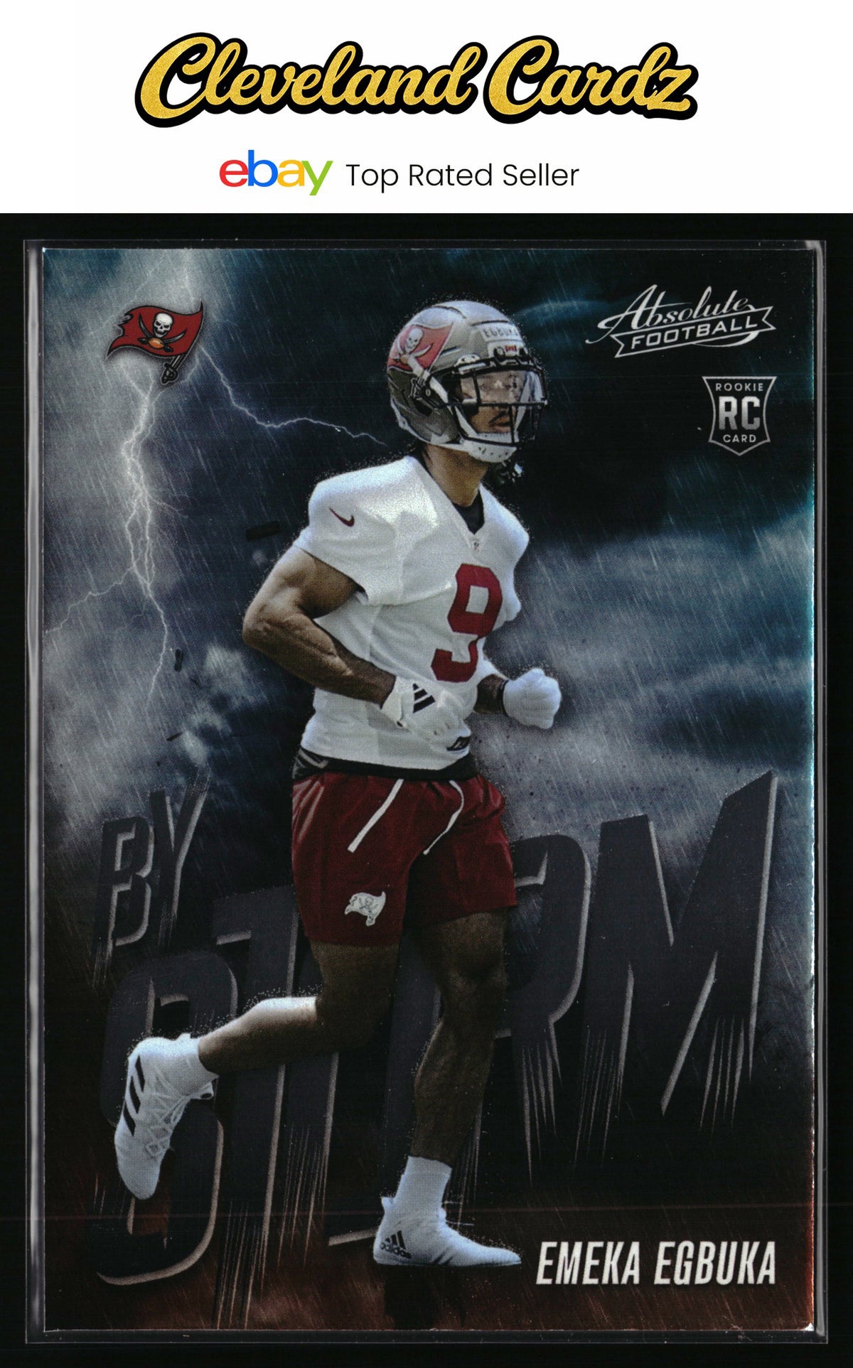 2025 Panini Absolute #4 Emeka Egbuka By Storm