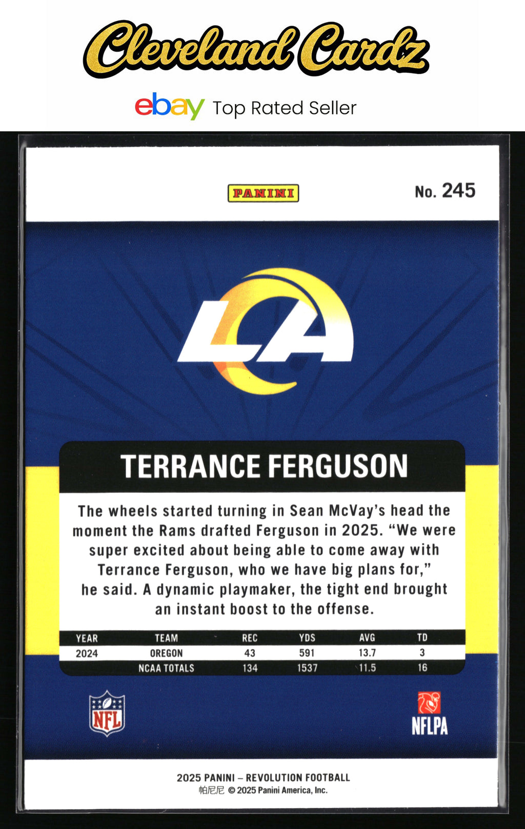 2025 Panini Revolution #245 Terrance Ferguson