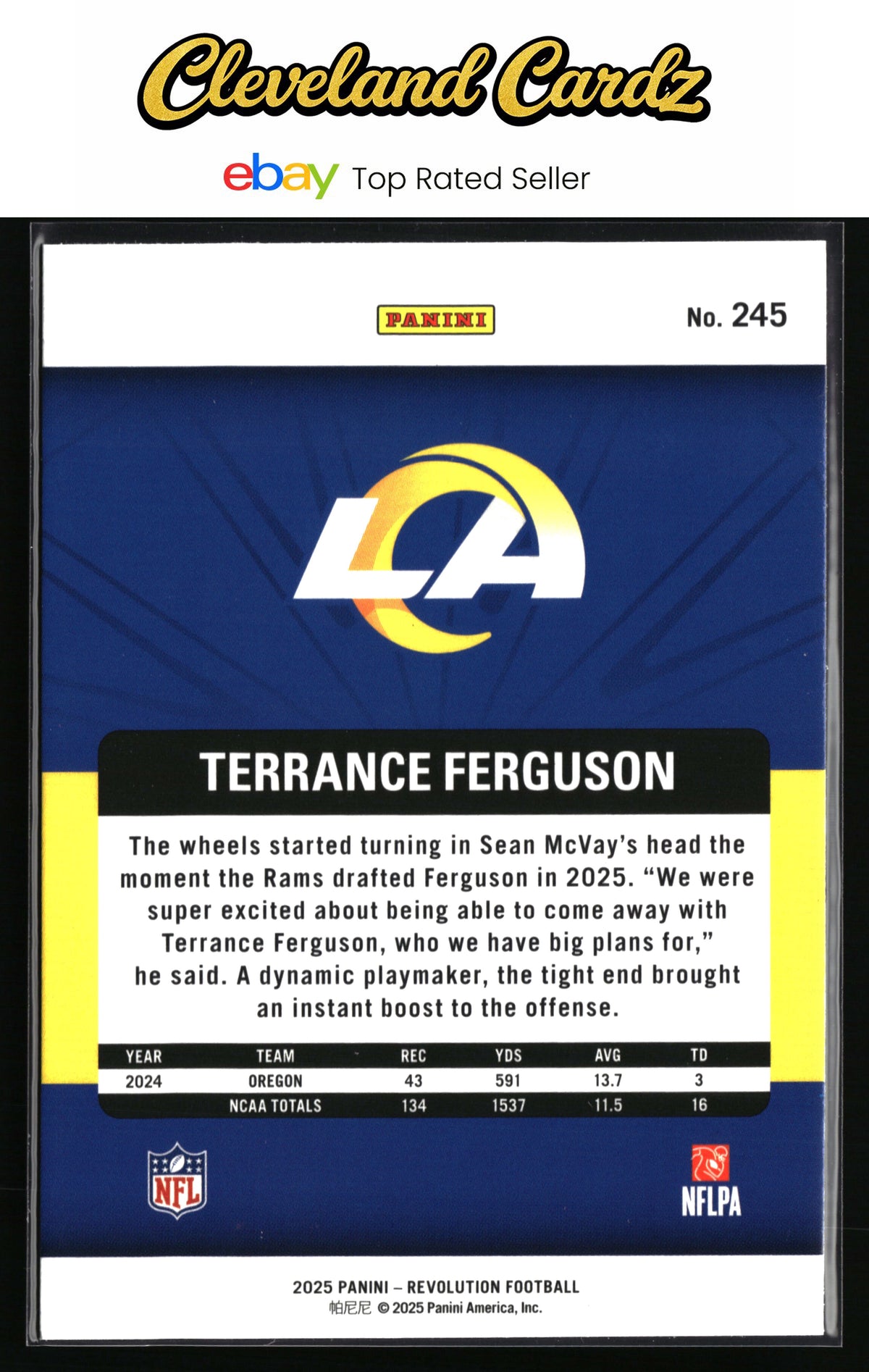 2025 Panini Revolution #245 Terrance Ferguson