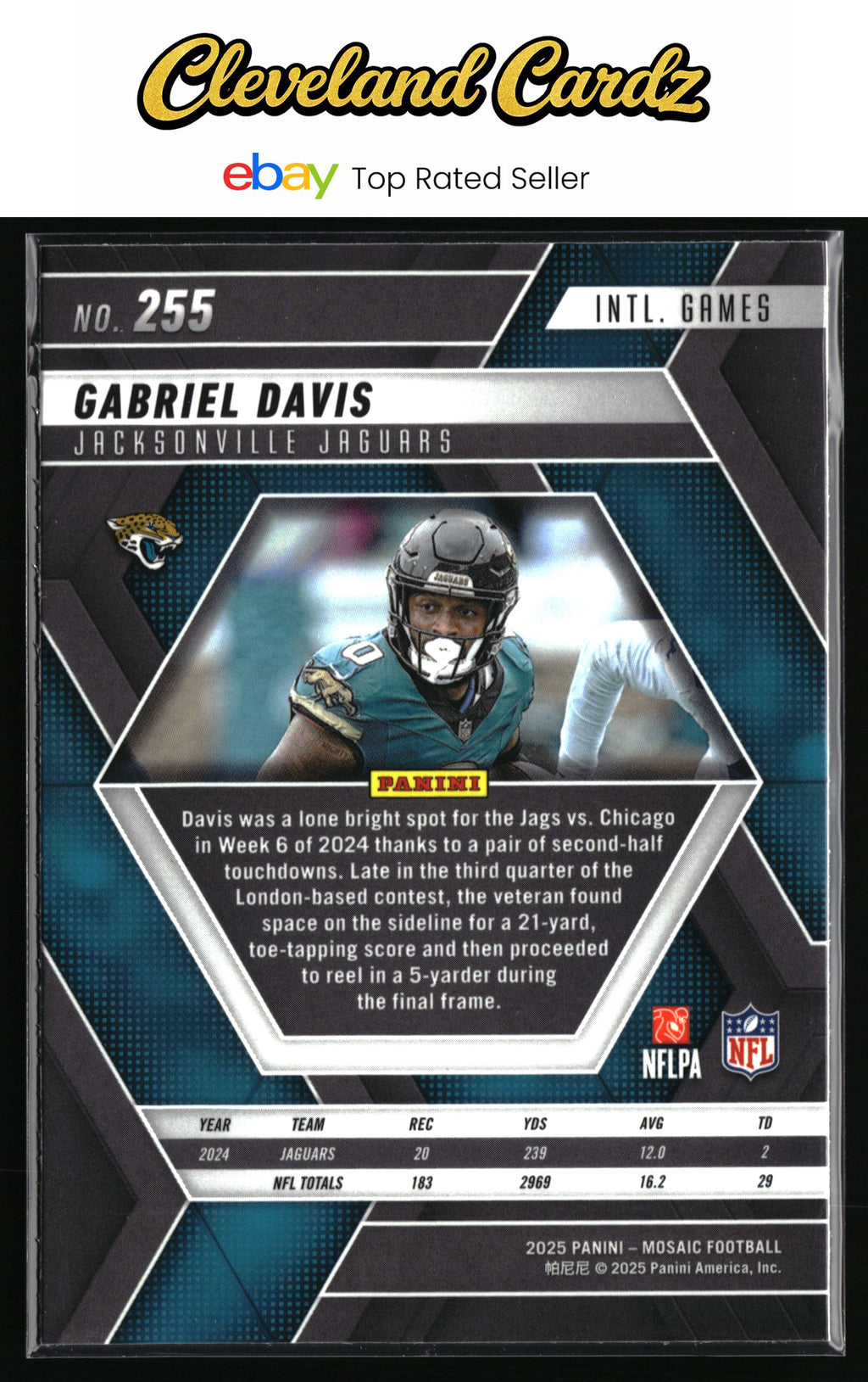 2025 Panini Mosaic #255 Gabriel Davis
