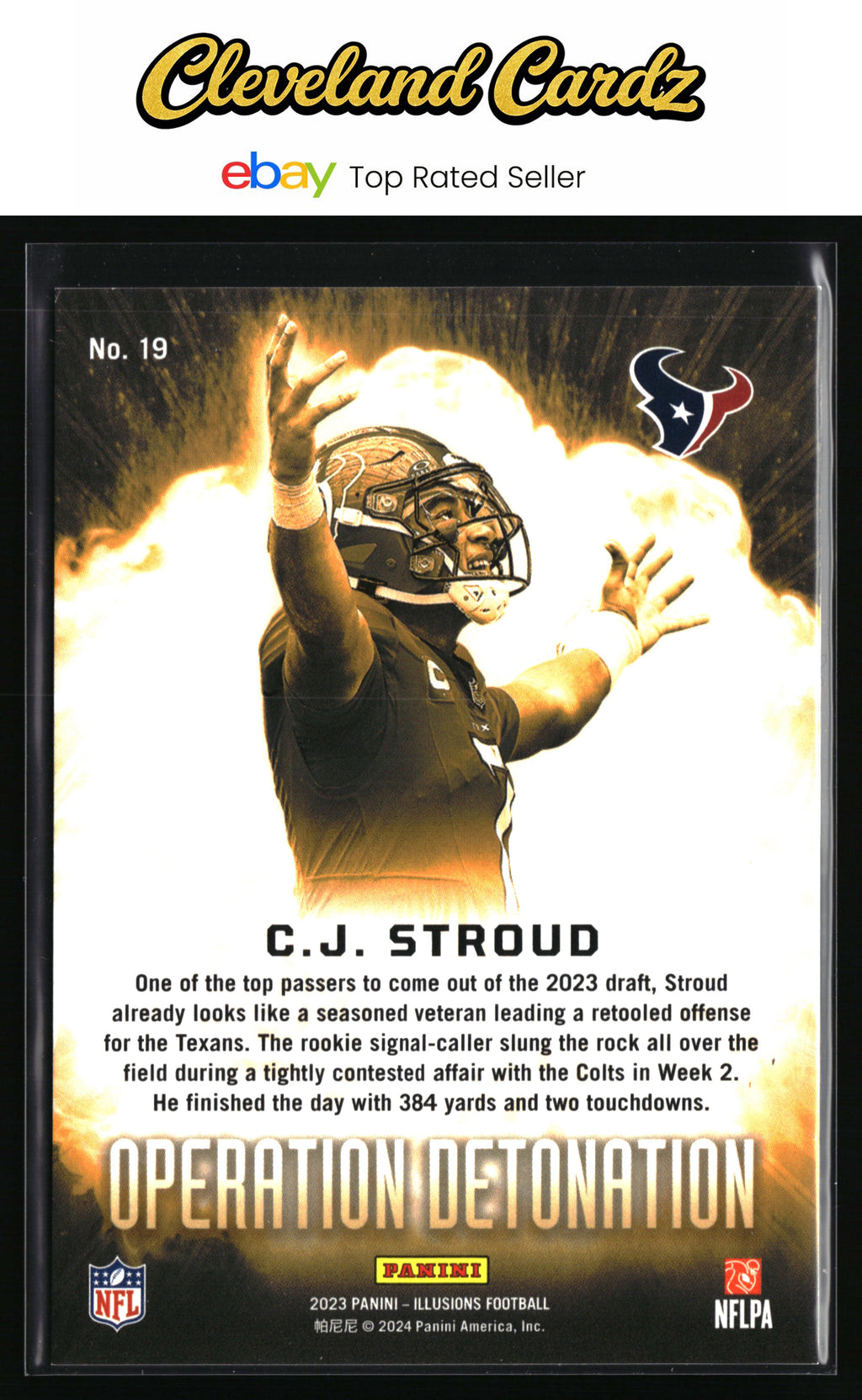 2023 Panini Illusions #19 C.J. Stroud Operation Detonation