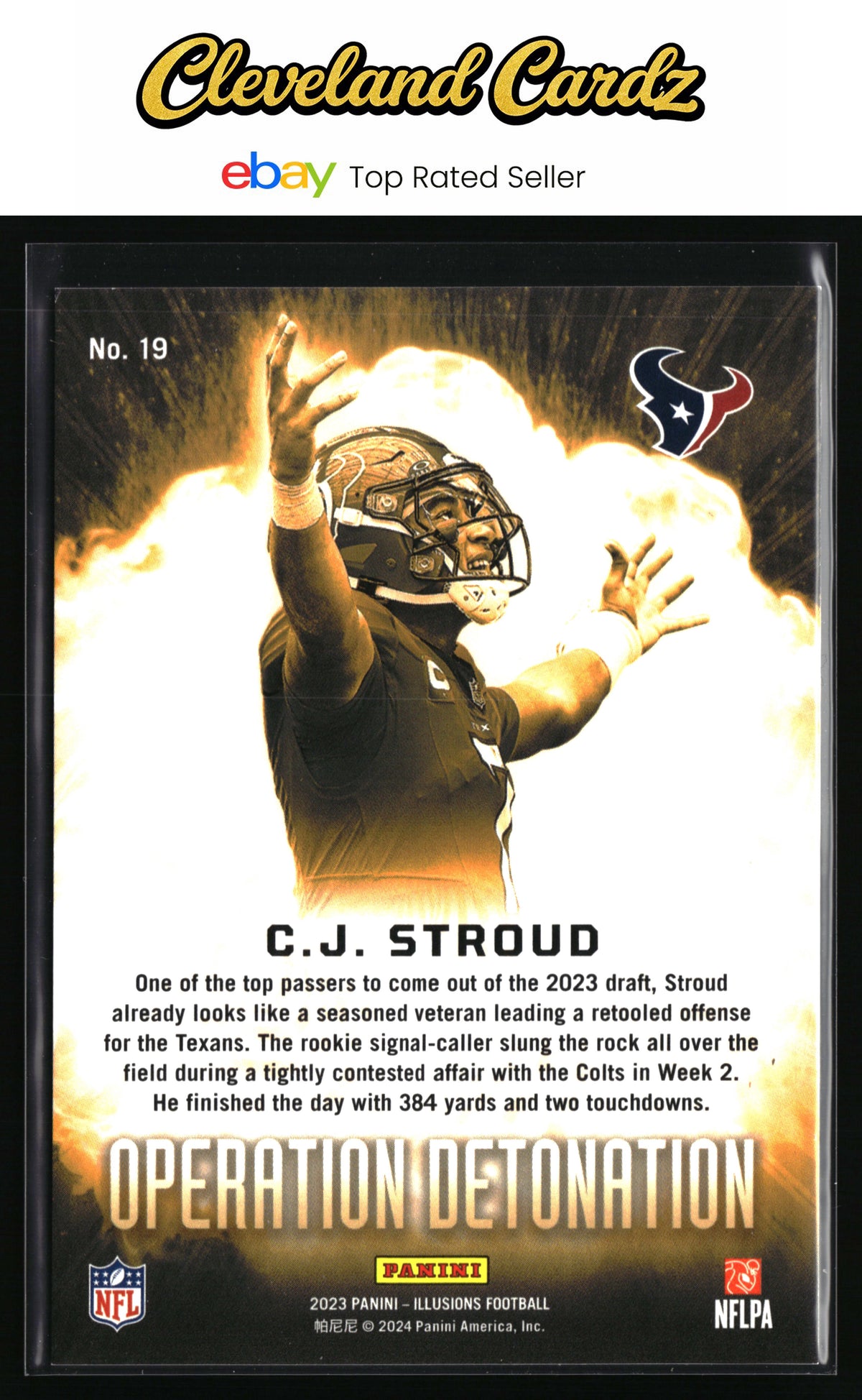 2023 Panini Illusions #19 C.J. Stroud Operation Detonation