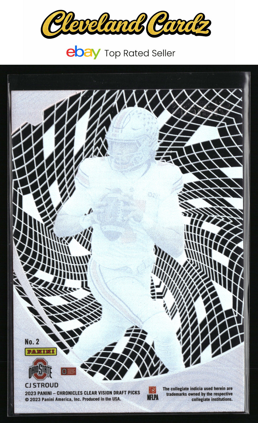 2023 Panini Chronicles Draft Picks #2 C.J. Stroud Clear Vision