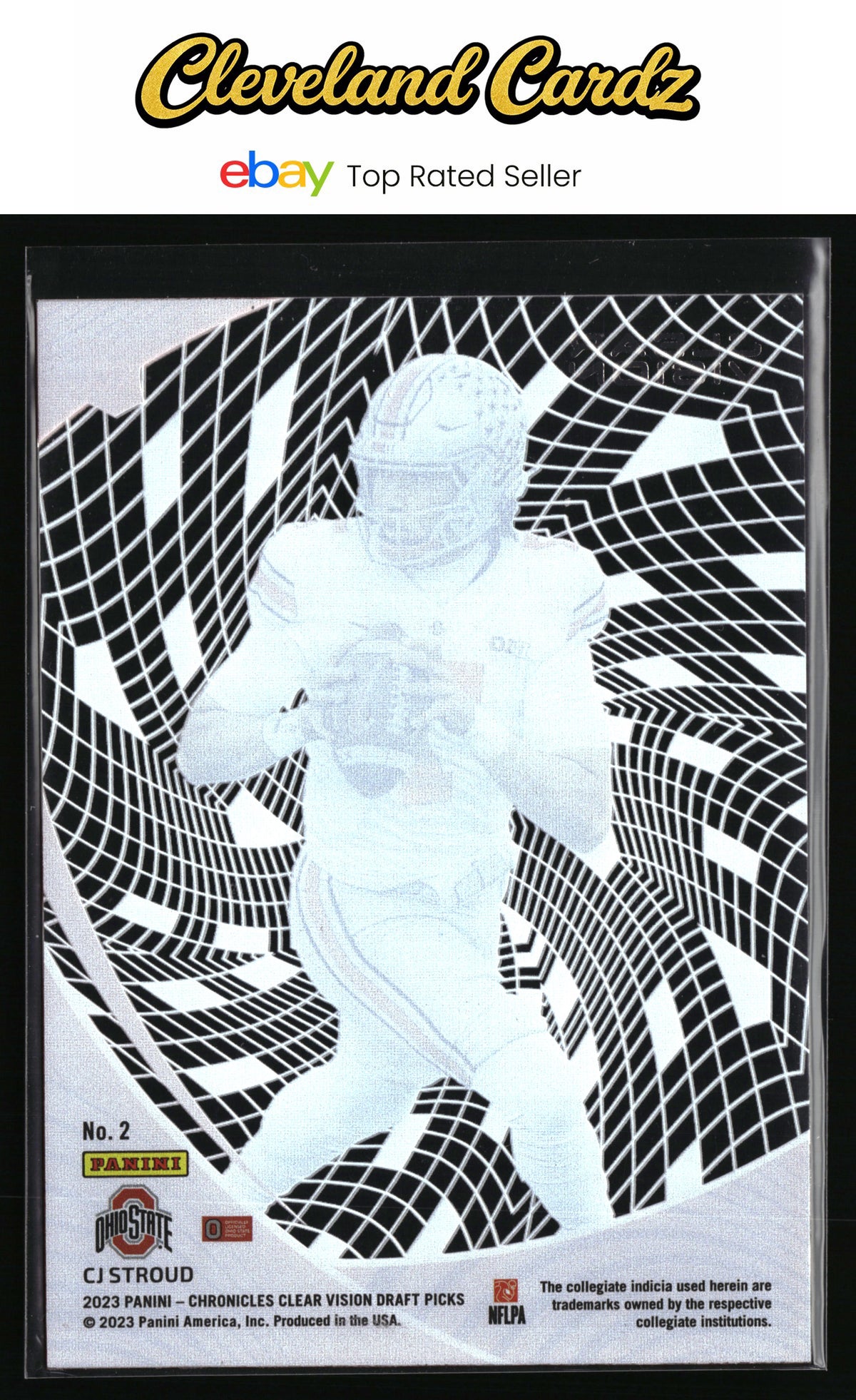 2023 Panini Chronicles Draft Picks #2 C.J. Stroud Clear Vision