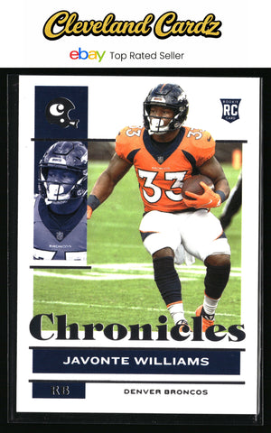 2021 Panini Chronicles #31 Javonte Williams