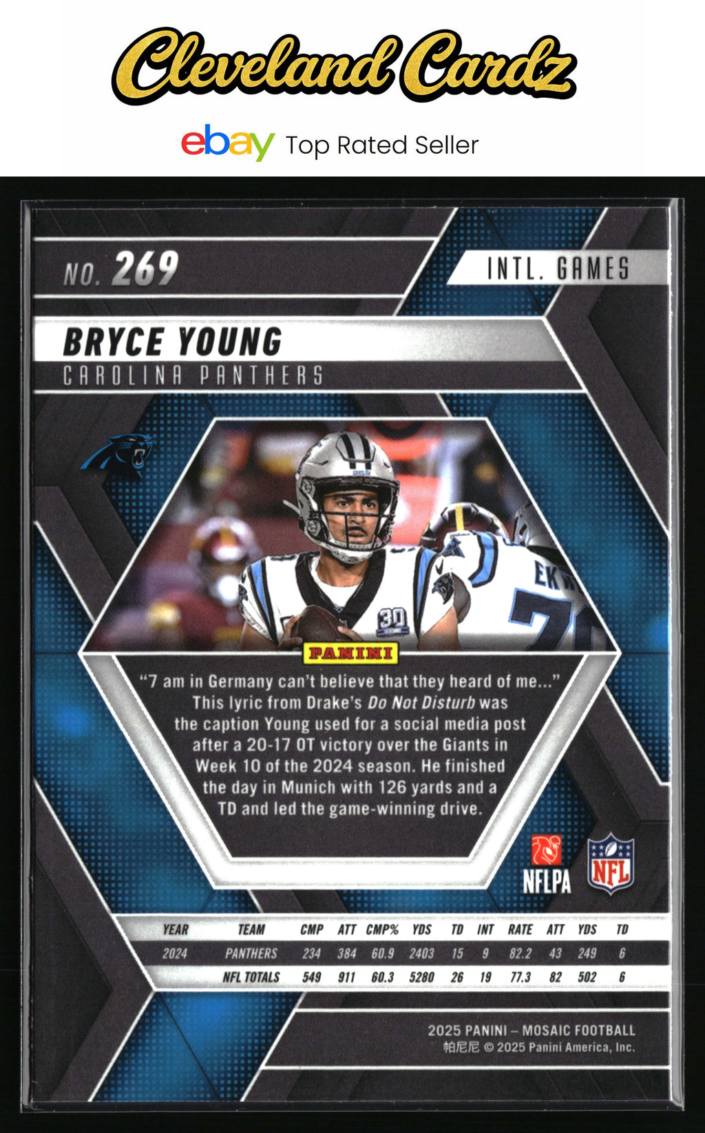 2025 Panini Mosaic #269 Bryce Young