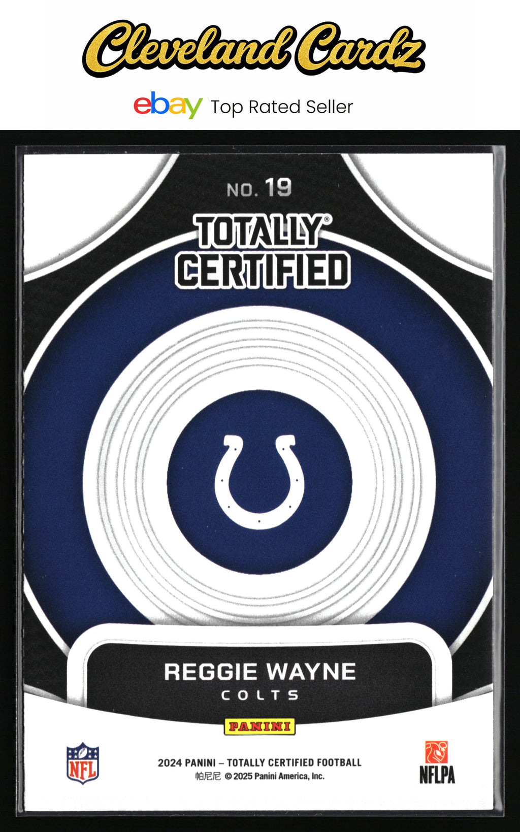 2024 Panini Totally Certified #19 Reggie Wayne On Target Mirror