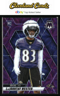 2025 Panini Mosaic #366 LaJohntay Wester Purple Scope