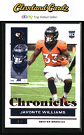 2021 Panini Chronicles #31 Javonte Williams Pink