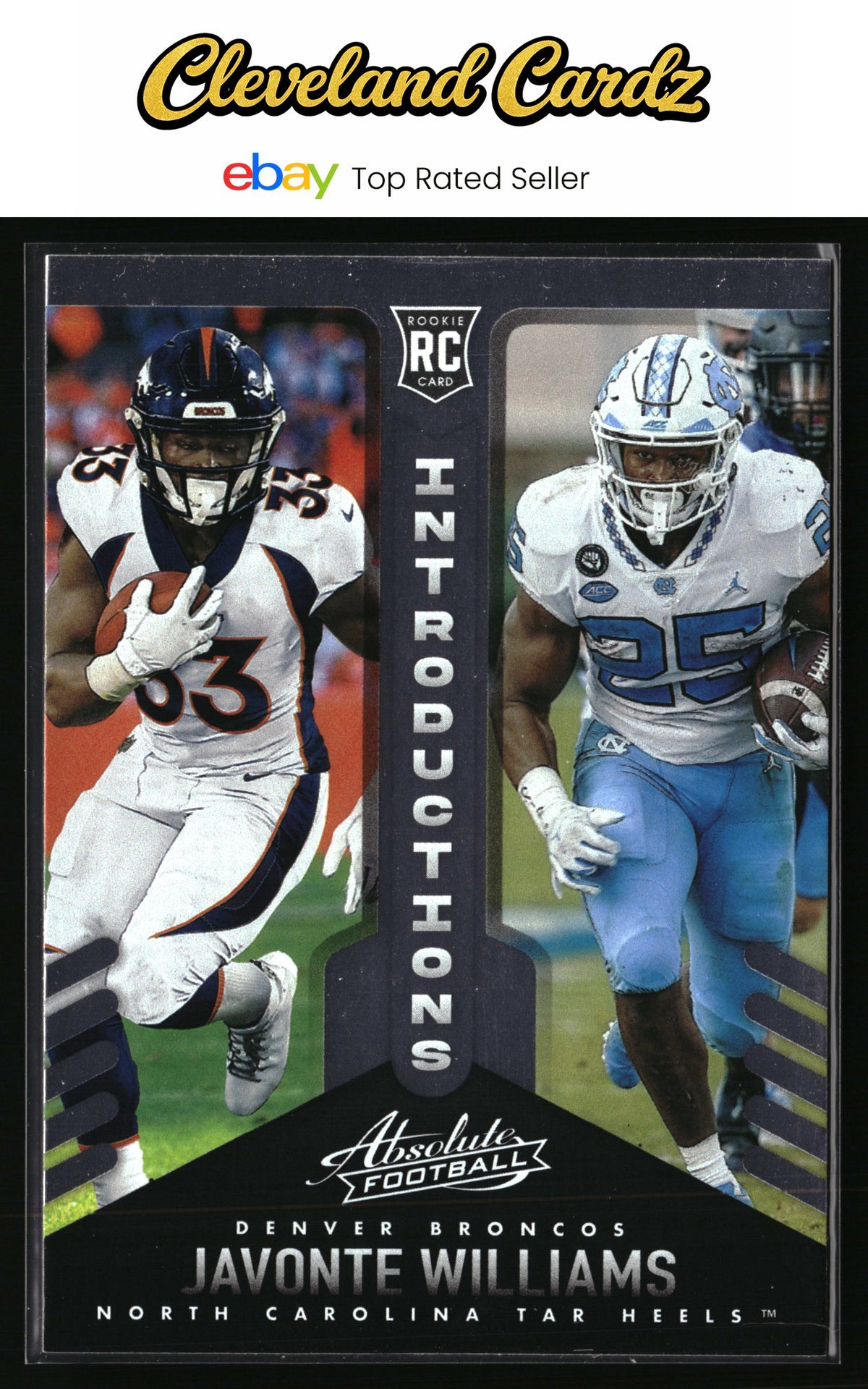 2021 Panini Absolute #INT-15 Javonte Williams Introductions