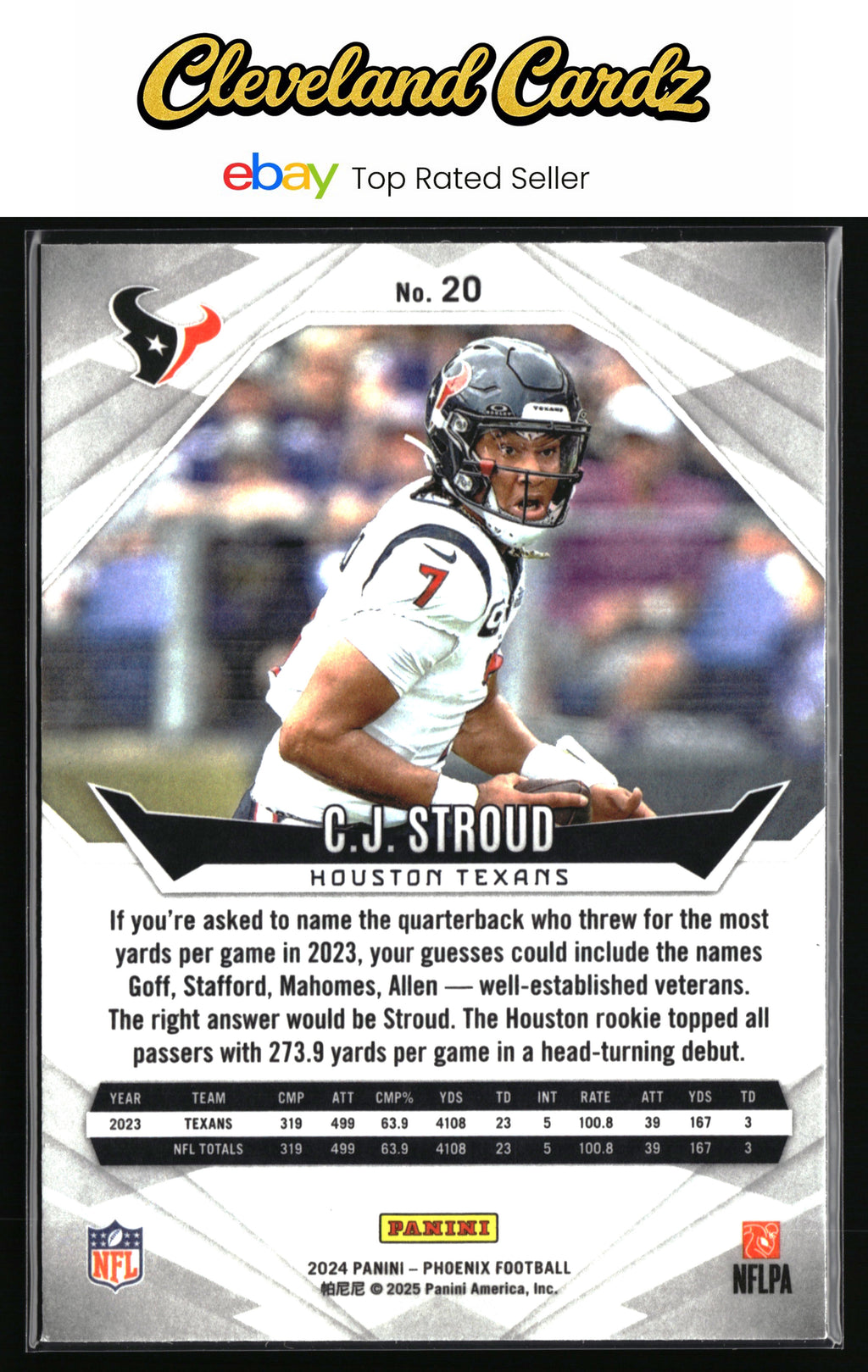 2024 Panini Phoenix #20 C.J. Stroud