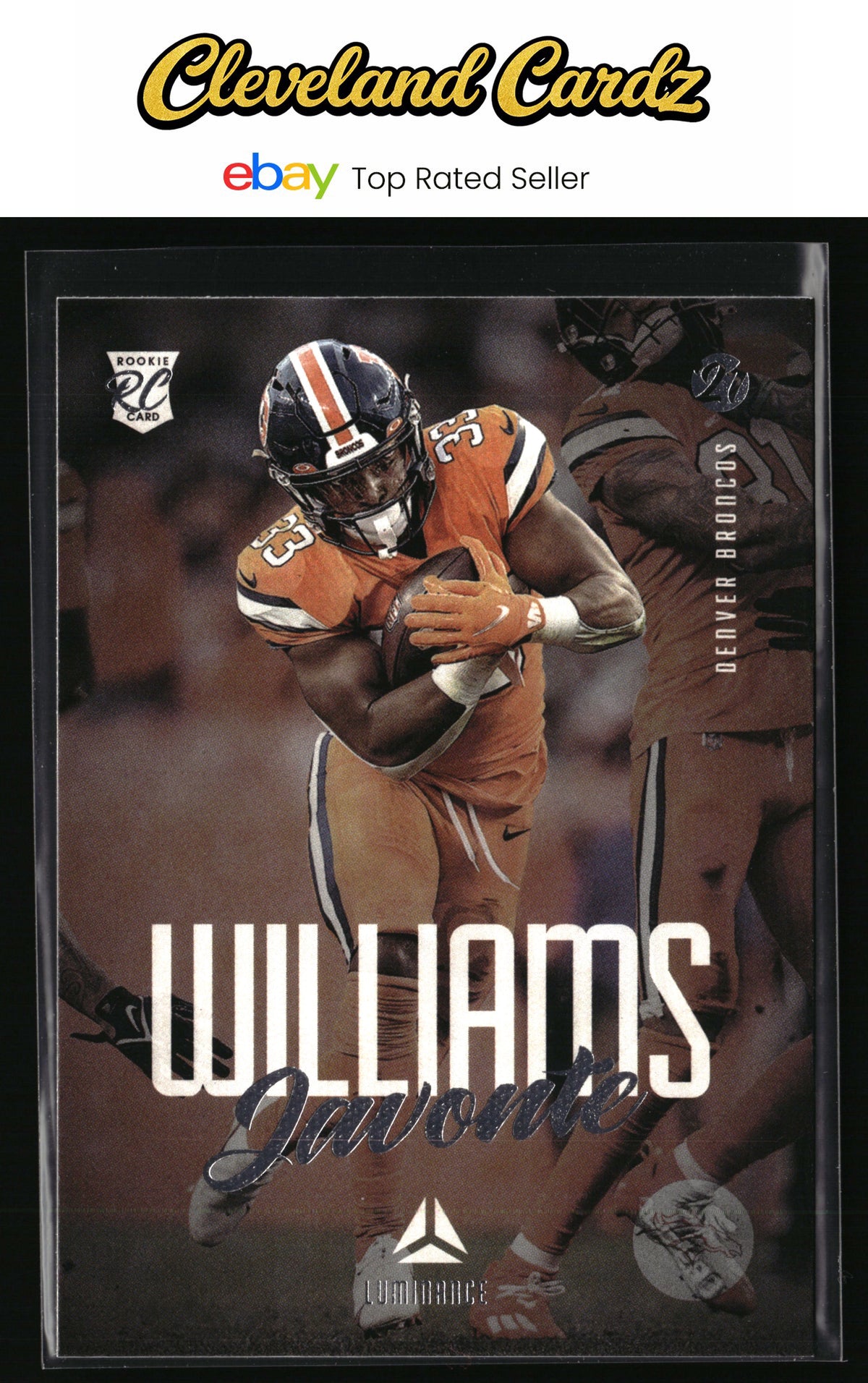 2021 Panini Chronicles #219 Javonte Williams Luminance Update Rookies