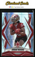 2025 Panini Phoenix #206 Jordan Watkins Silver Hyper Prizm