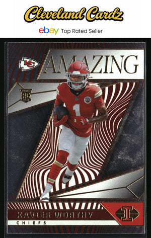 2024 Panini Illusions #5 Xavier Worthy Amazing