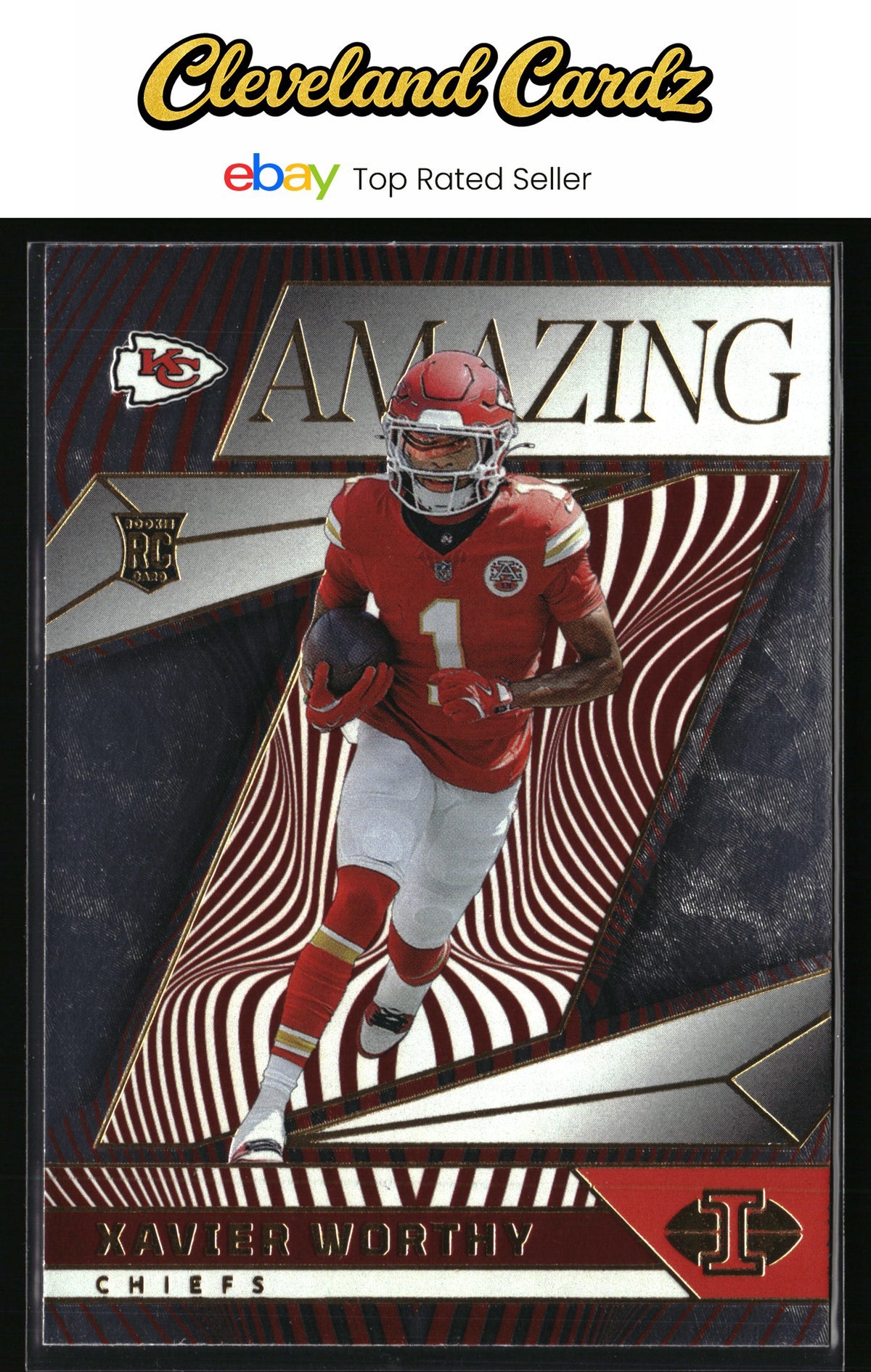 2024 Panini Illusions #5 Xavier Worthy Amazing