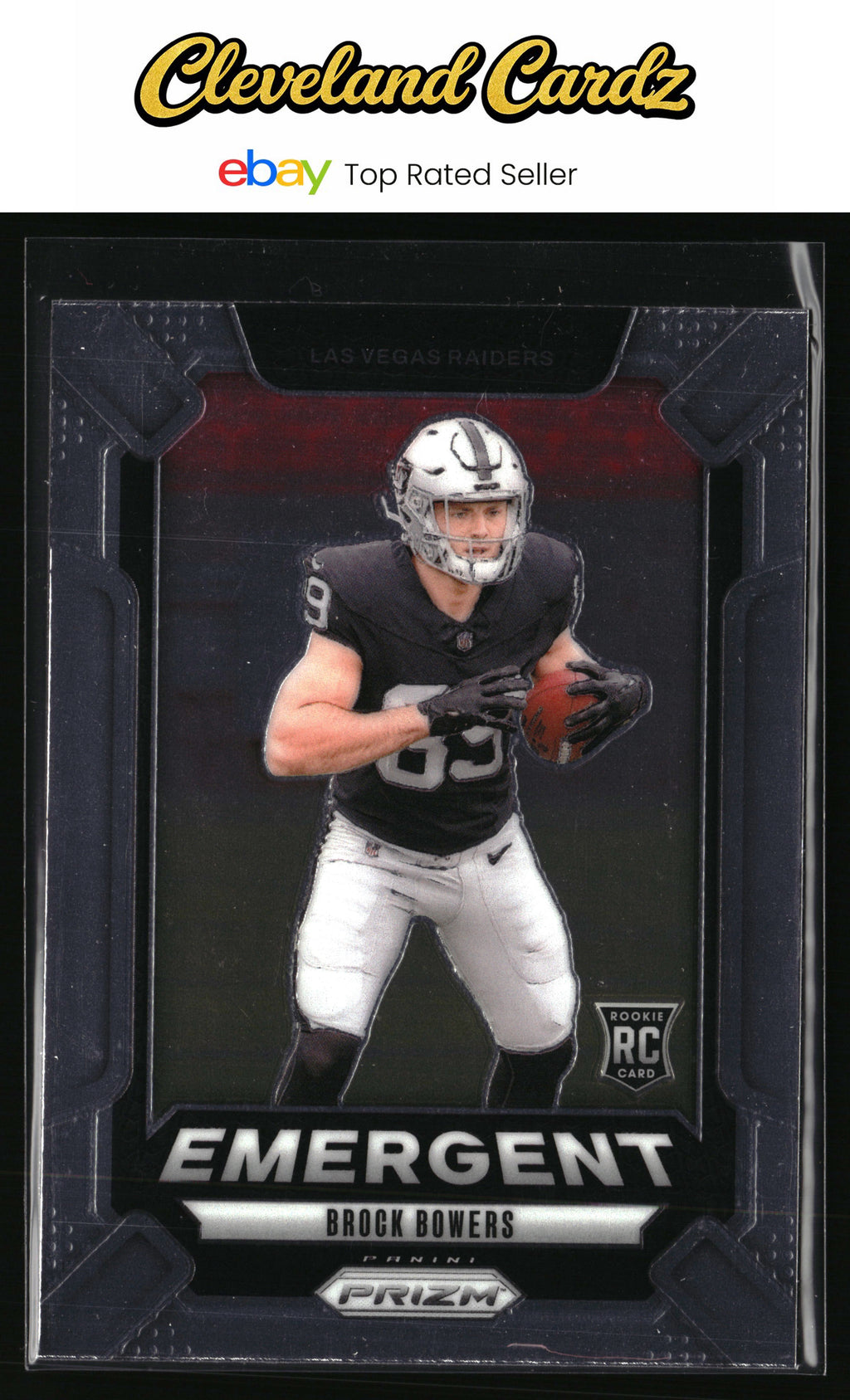 2024 Panini Prizm #8 Brock Bowers Emergent