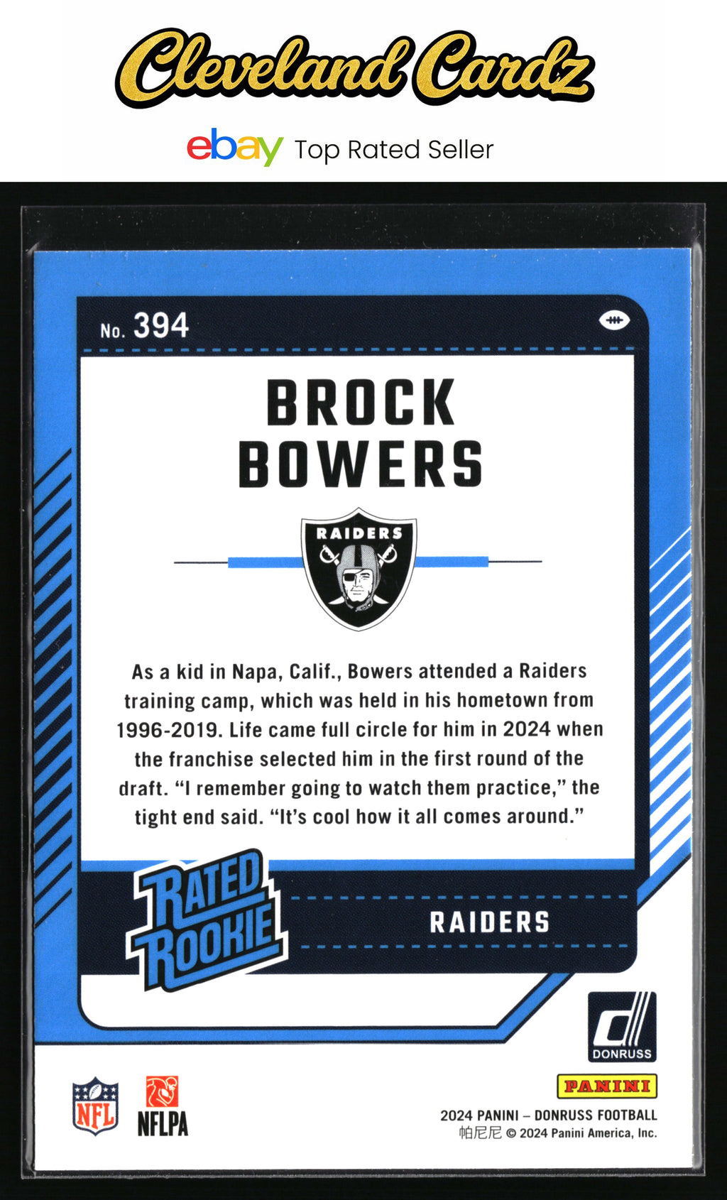2024 Donruss #394 Brock Bowers