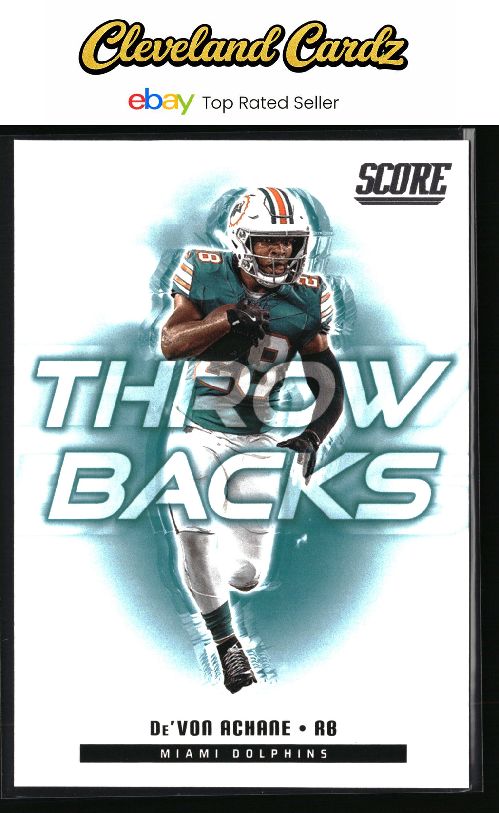 2025 Score #9 De’Von Achane Throwbacks
