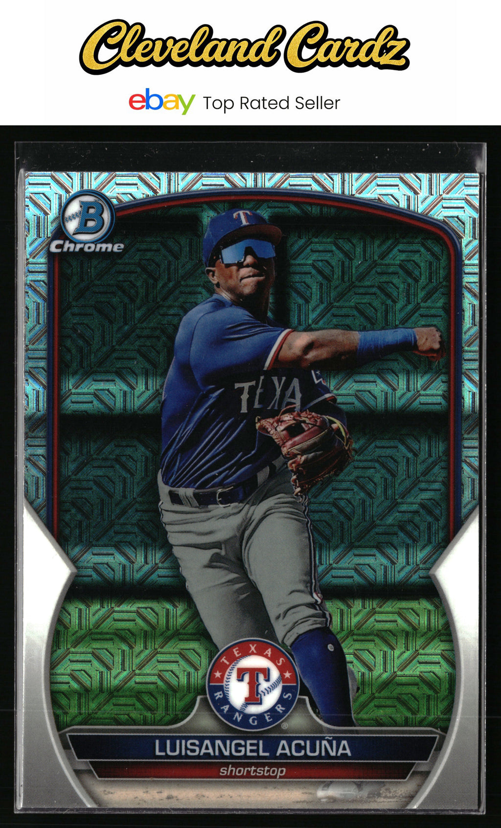 2023 Bowman Chrome #BCP-230 Luisangel Acuña Prospects Mojo Refractor