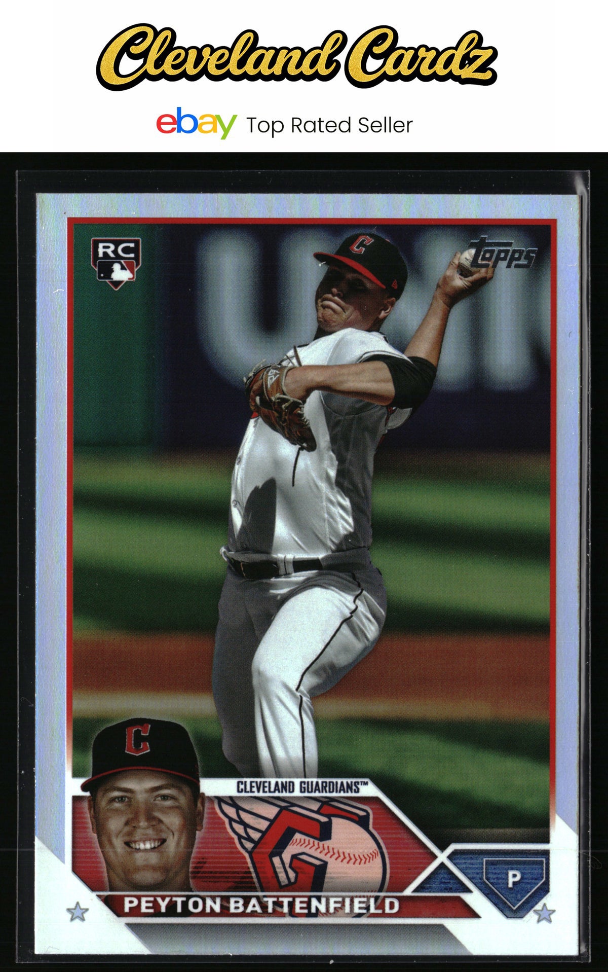 2023 Topps Update #US267 Peyton Battenfield Rainbow Foil