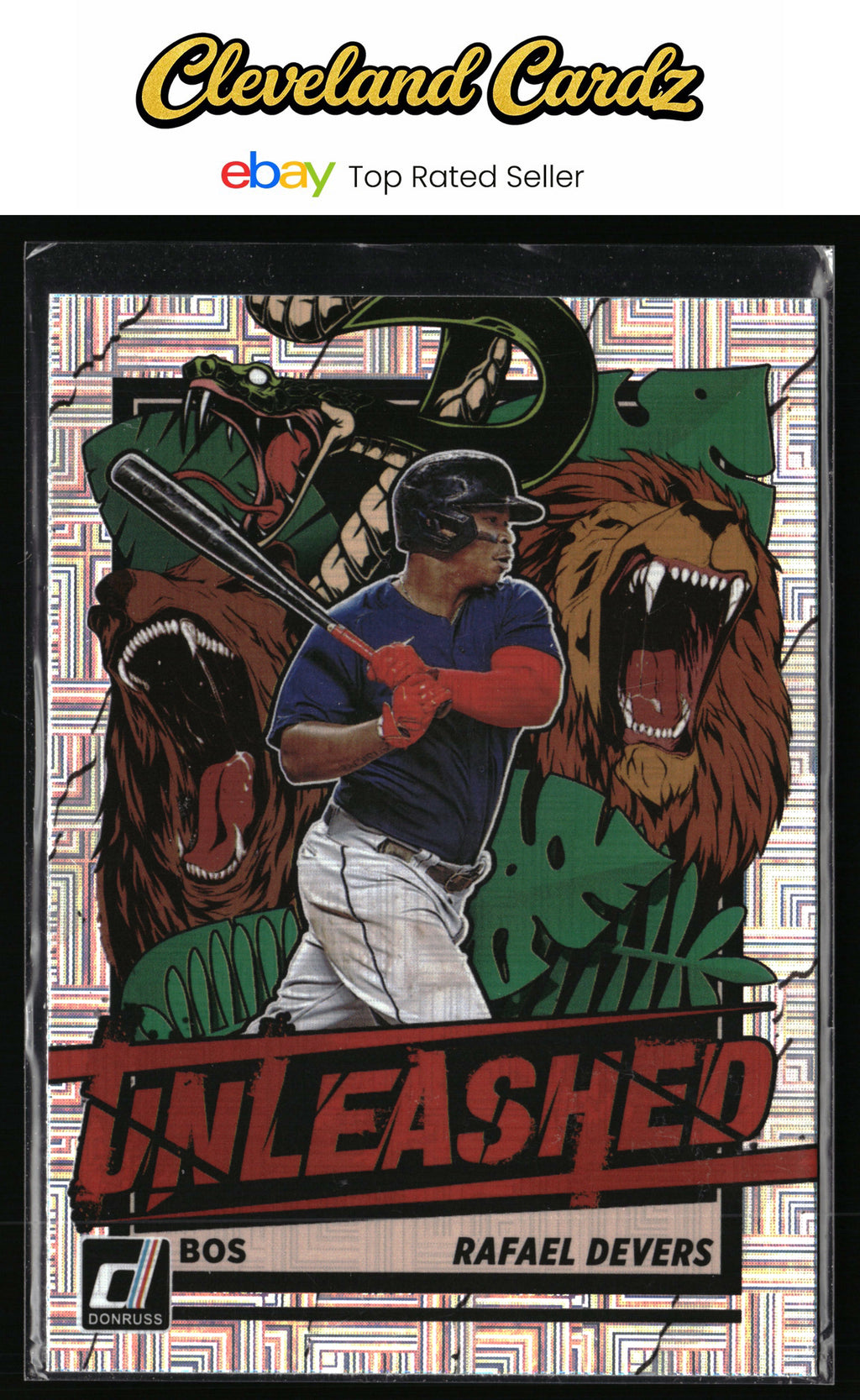 2021 Donruss #UNL25 Rafael Devers Unleashed Vector